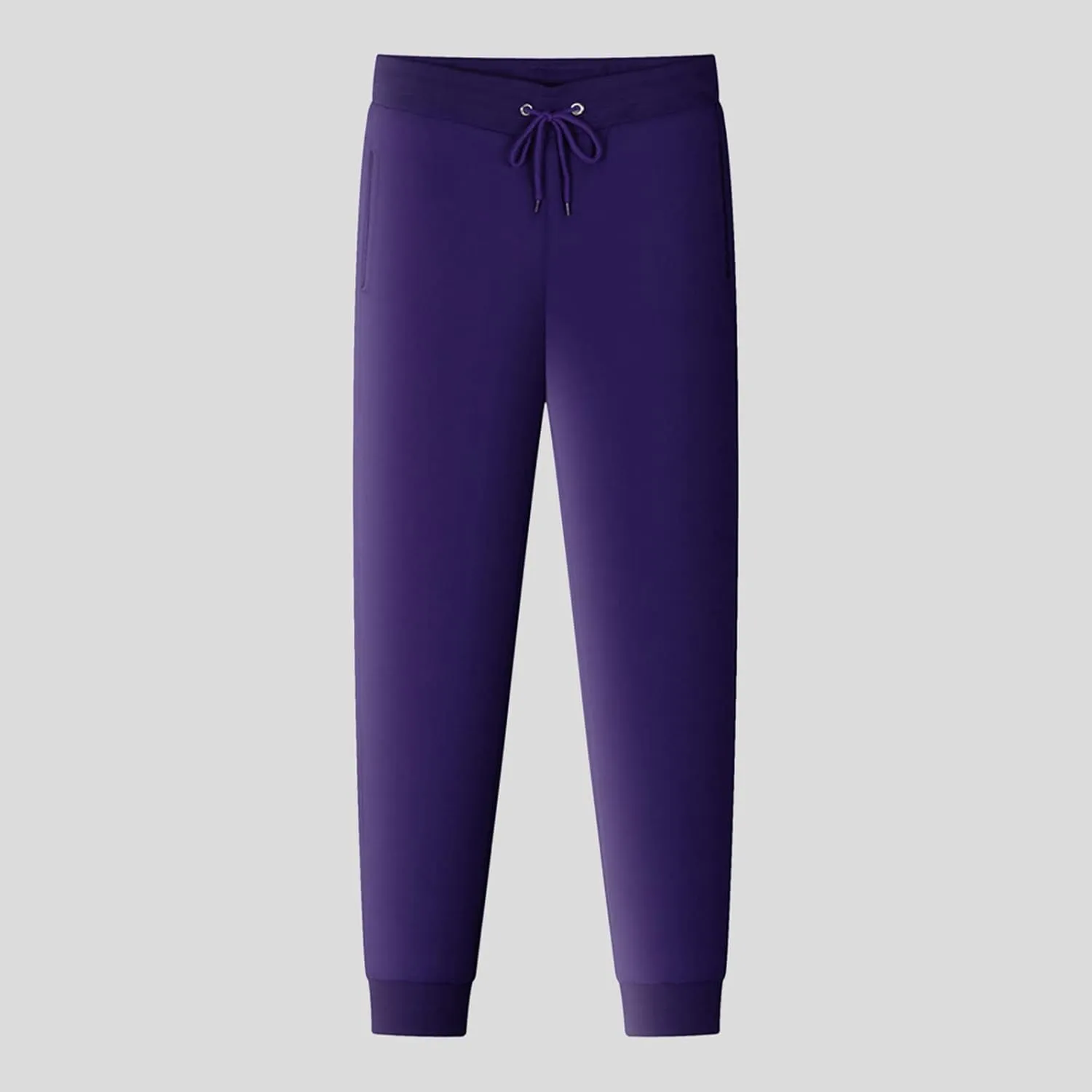 Tall Mens Sweatpants Men's Heavyweight Fleece Cargo Sweatpants Stretch Jogger Sport Pants Drawstring Sports Trousers