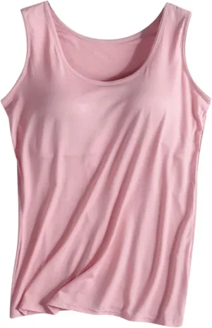 Tank Tops for Women with Built in Bra Plus Siez Sleeveless Workout Tank Tops Casual Gym Shirts