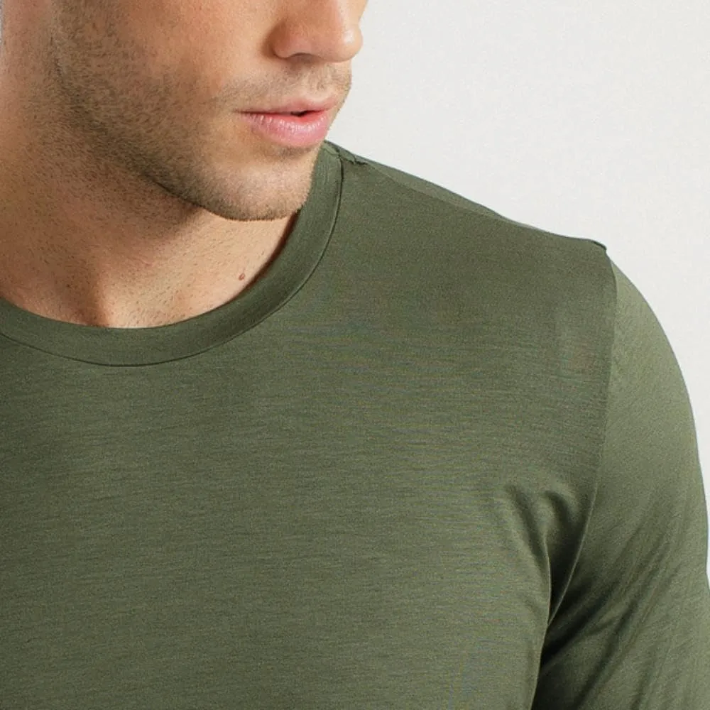 Technological T-Shirt for Men - Odorless Fabric, Quick Dry - Comfortable Fit, Short Sleeve Basic, Workout Shirt