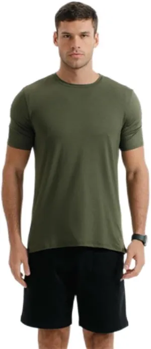 Technological T-Shirt for Men - Odorless Fabric, Quick Dry - Comfortable Fit, Short Sleeve Basic, Workout Shirt