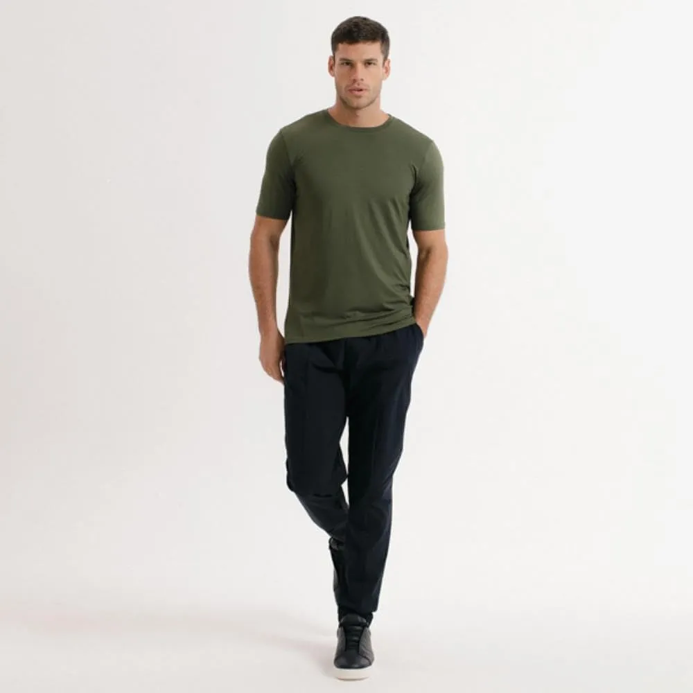Technological T-Shirt for Men - Odorless Fabric, Quick Dry - Comfortable Fit, Short Sleeve Basic, Workout Shirt