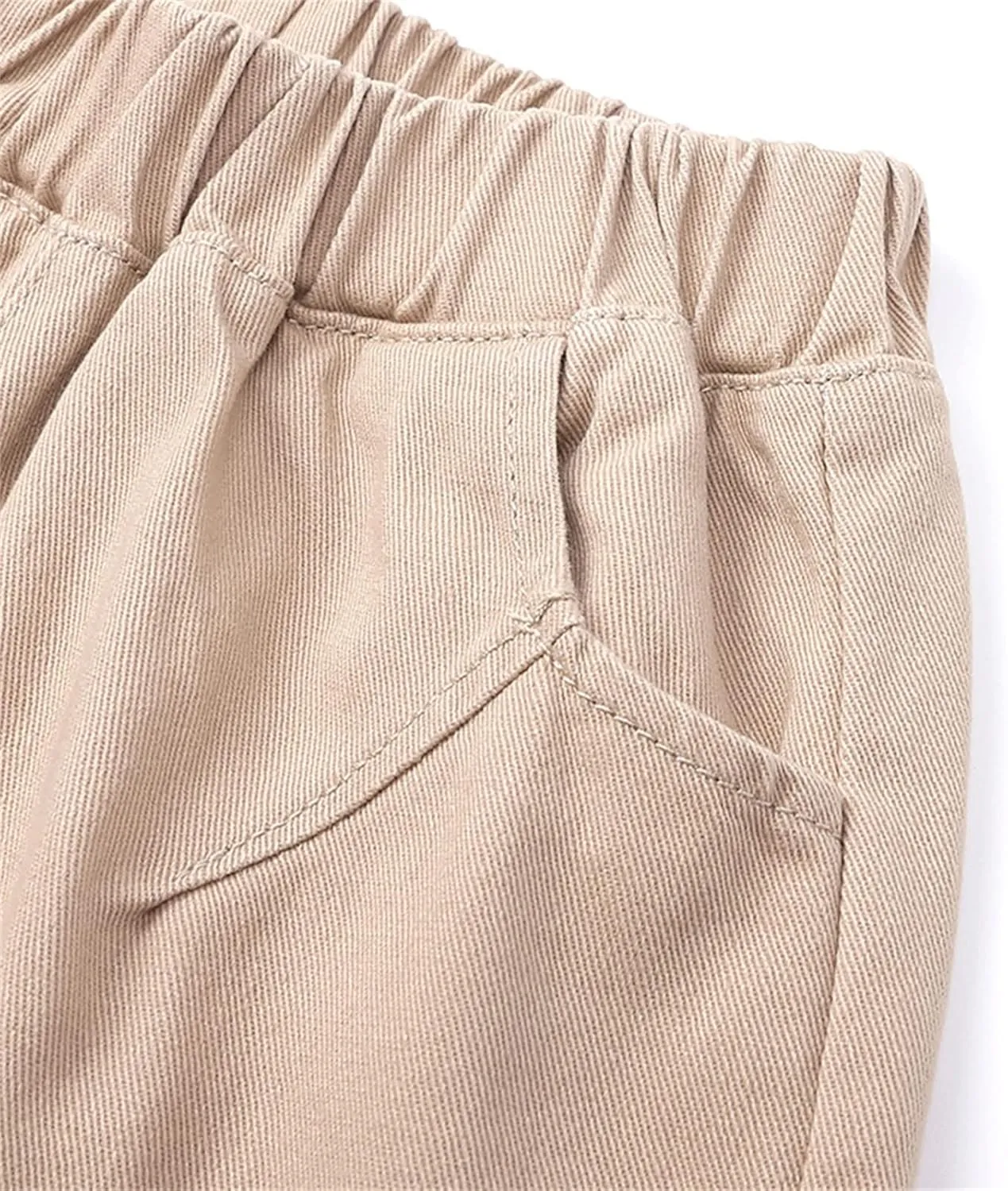 Toddler Baby Boy Shorts,Lightweight Cotton Shorts for Kids Boys Girls Summer Elastic Waist Active Jogger Short Pants