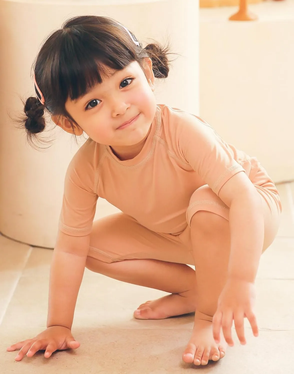 VAENAIT BABY Infant Toddler Junior Girls Boys Pajamas Pyjamas Sleepwear Set Solid Bamboo Daily Short Summer Pjs Set 6M-12Y