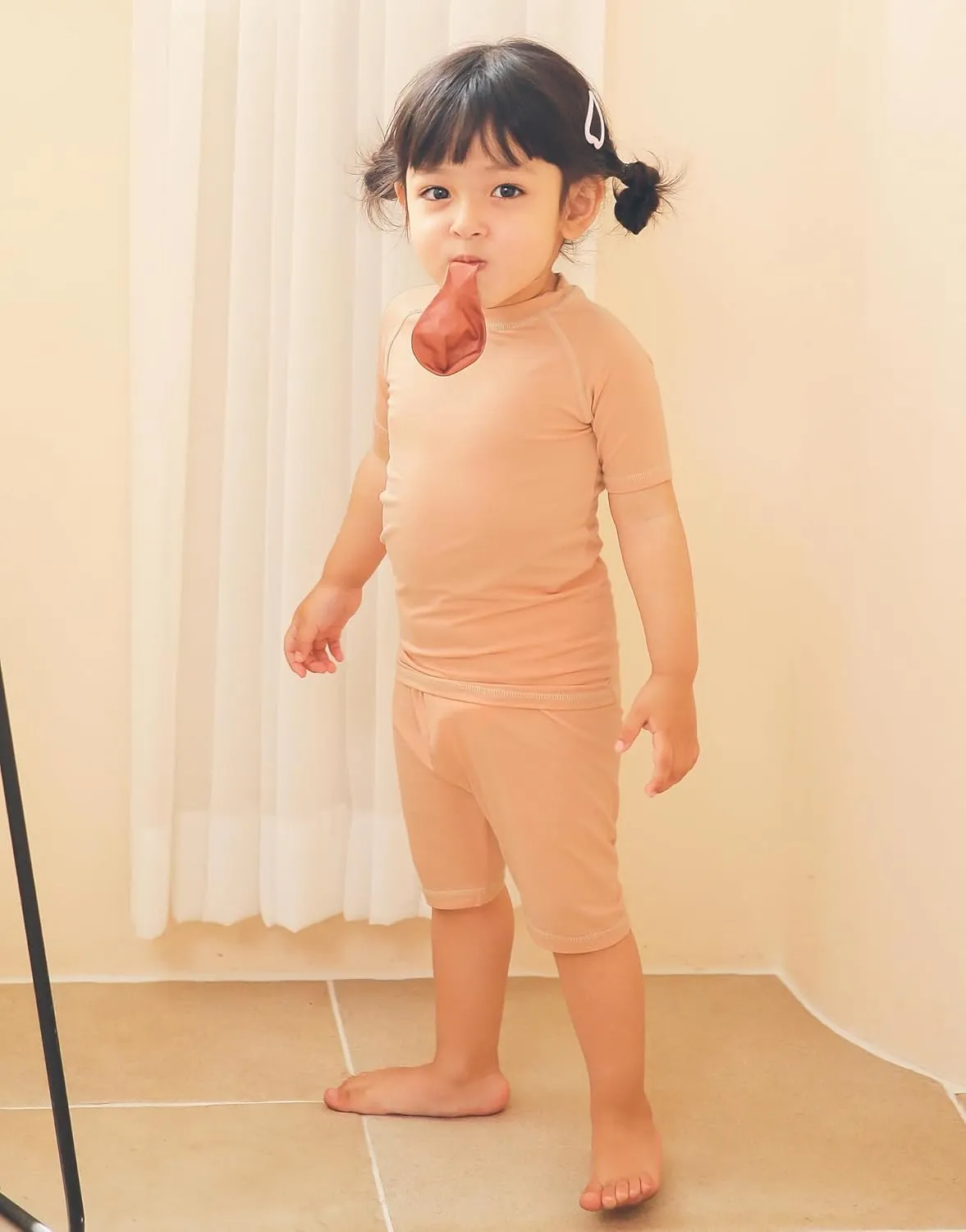 VAENAIT BABY Infant Toddler Junior Girls Boys Pajamas Pyjamas Sleepwear Set Solid Bamboo Daily Short Summer Pjs Set 6M-12Y