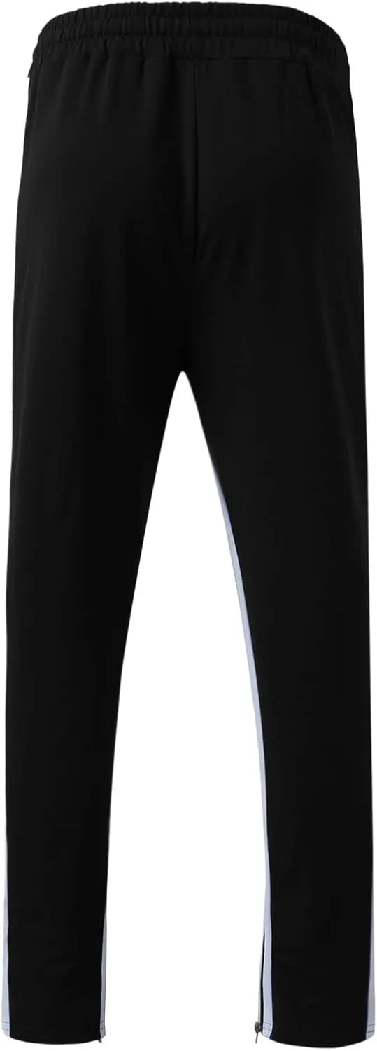 Vickyleb Cargo Pants for Men Stretch,Men's Workout Slim Fit Sweatpants Gym with Pockets Stretch Jogger Pants