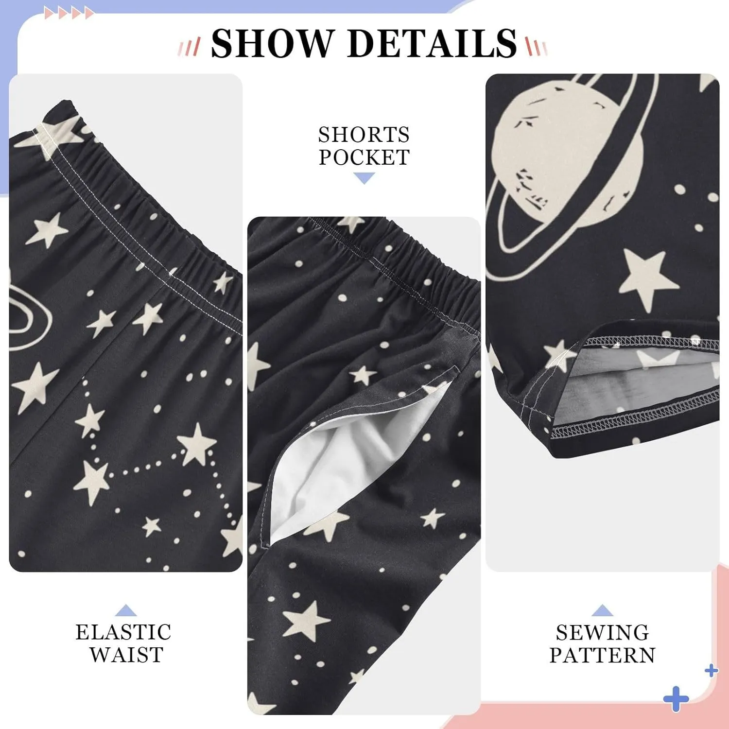 visesunny Boys' Pants Cute Animal Pattern Jogger Sweatpants Elastic Waist Long Bottoms Trousers with Two Pockets S-XL