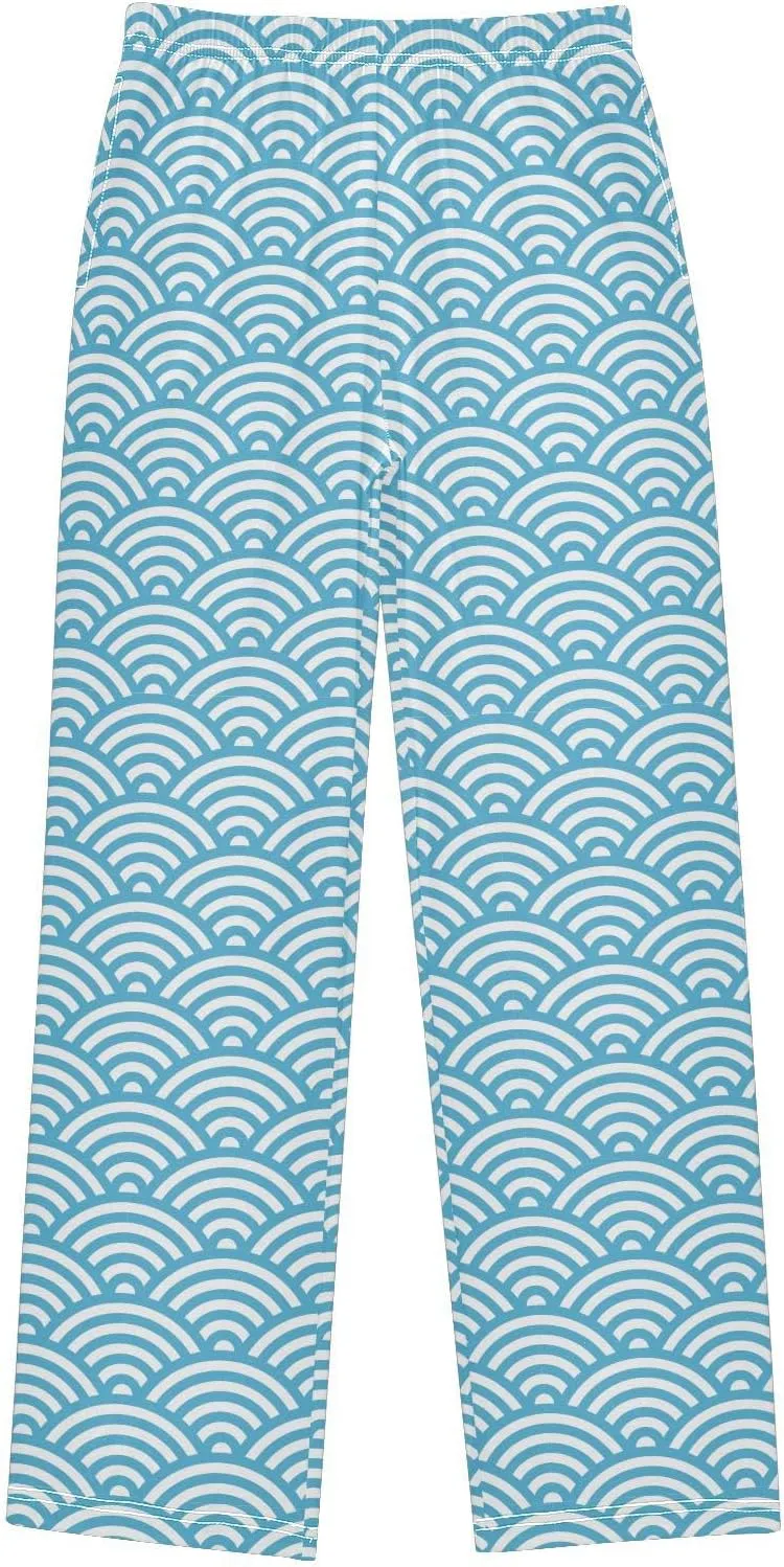 visesunny Boys' Pants Cute Animal Pattern Jogger Sweatpants Elastic Waist Long Bottoms Trousers with Two Pockets S-XL