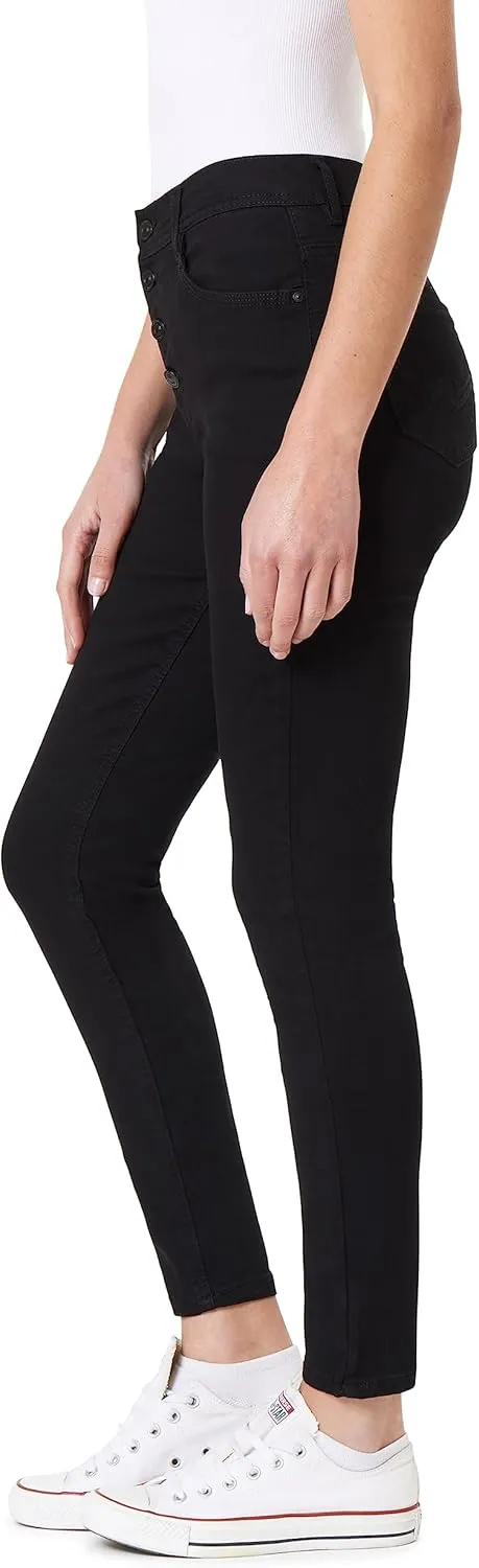 WallFlower Women's Size Flirty Curvy Skinny High Rise Insta Stretch Juniors Jeans (Standard and Plus)