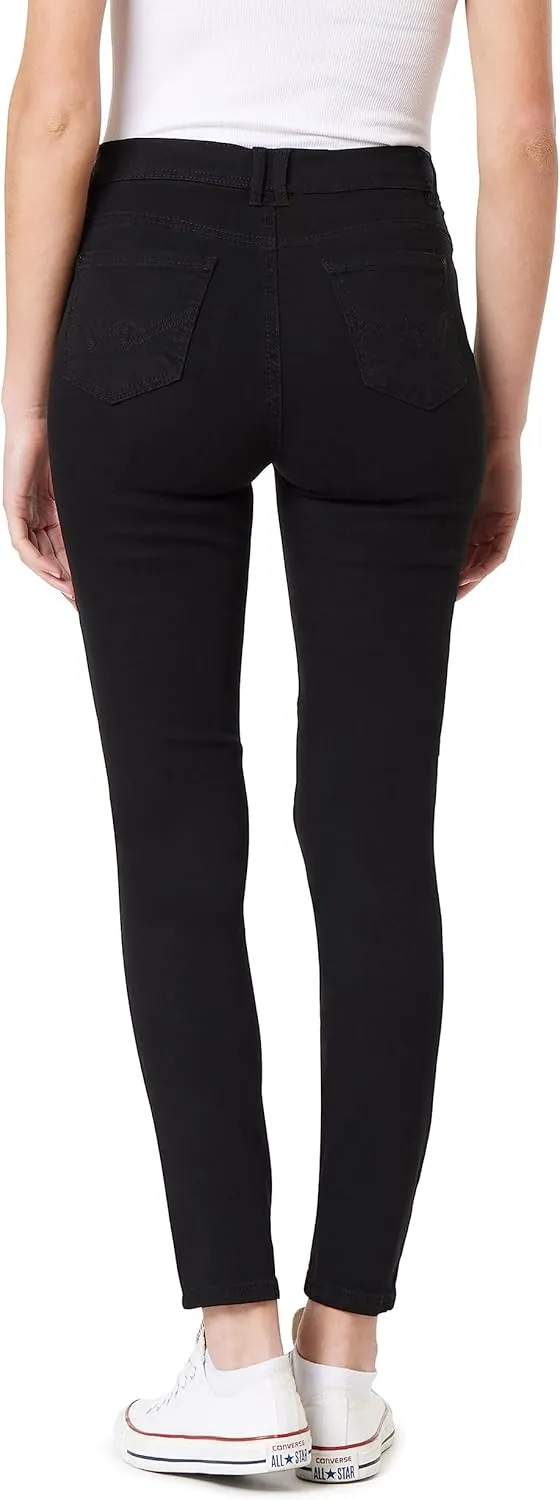 WallFlower Women's Size Flirty Curvy Skinny High Rise Insta Stretch Juniors Jeans (Standard and Plus)