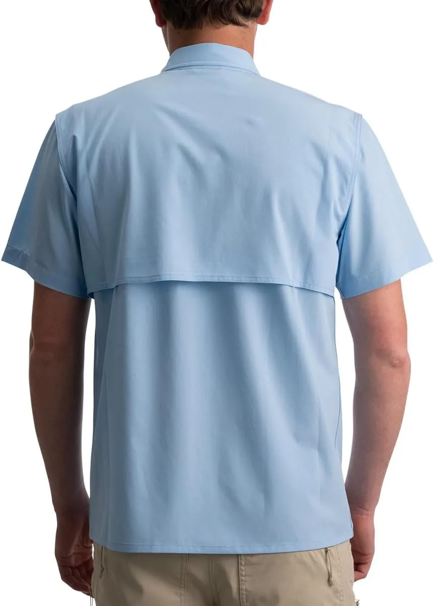 Whitewater Lightweight Moisture Wicking Short Sleeve Fishing Shirt with UPF 50
