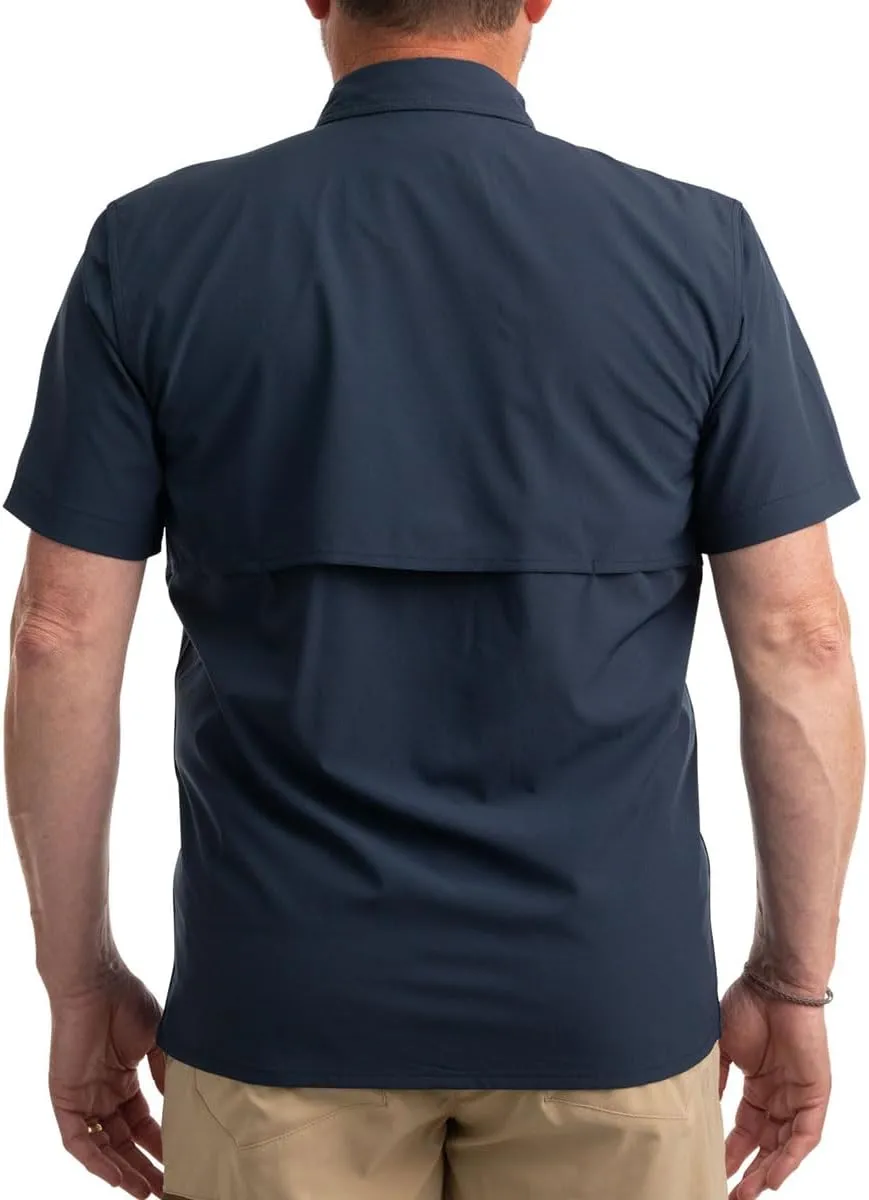 Whitewater Lightweight Moisture Wicking Short Sleeve Fishing Shirt with UPF 50