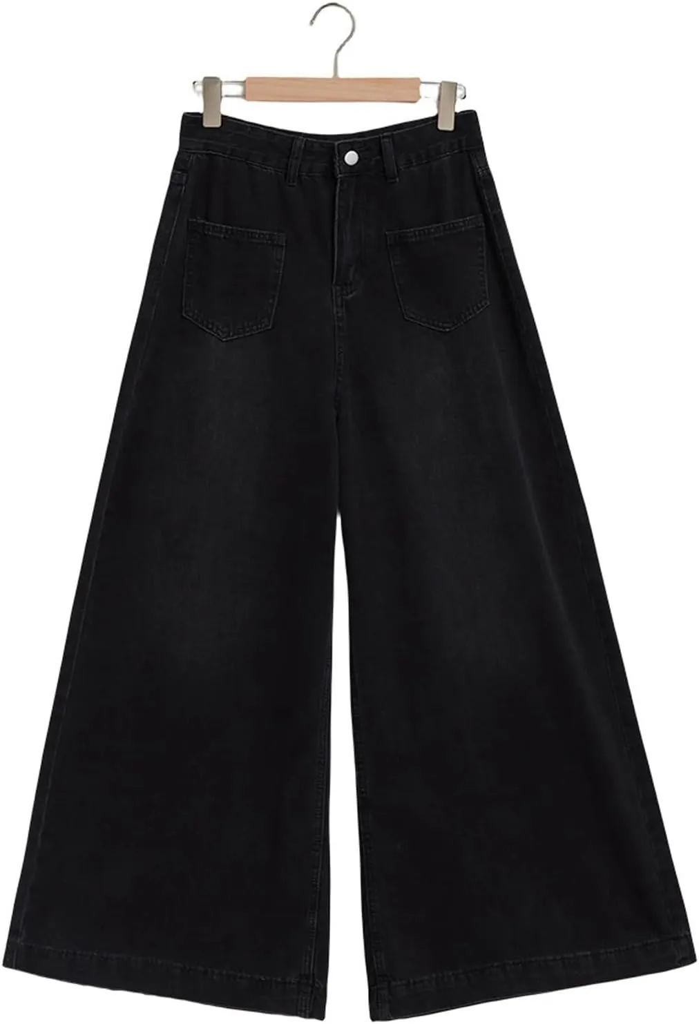 Wide Leg Jeans for Women High Waisted Stretch Baggy Flowy Palazzo Denim Pants Casual Fashion Boyfriend Jean Trousers