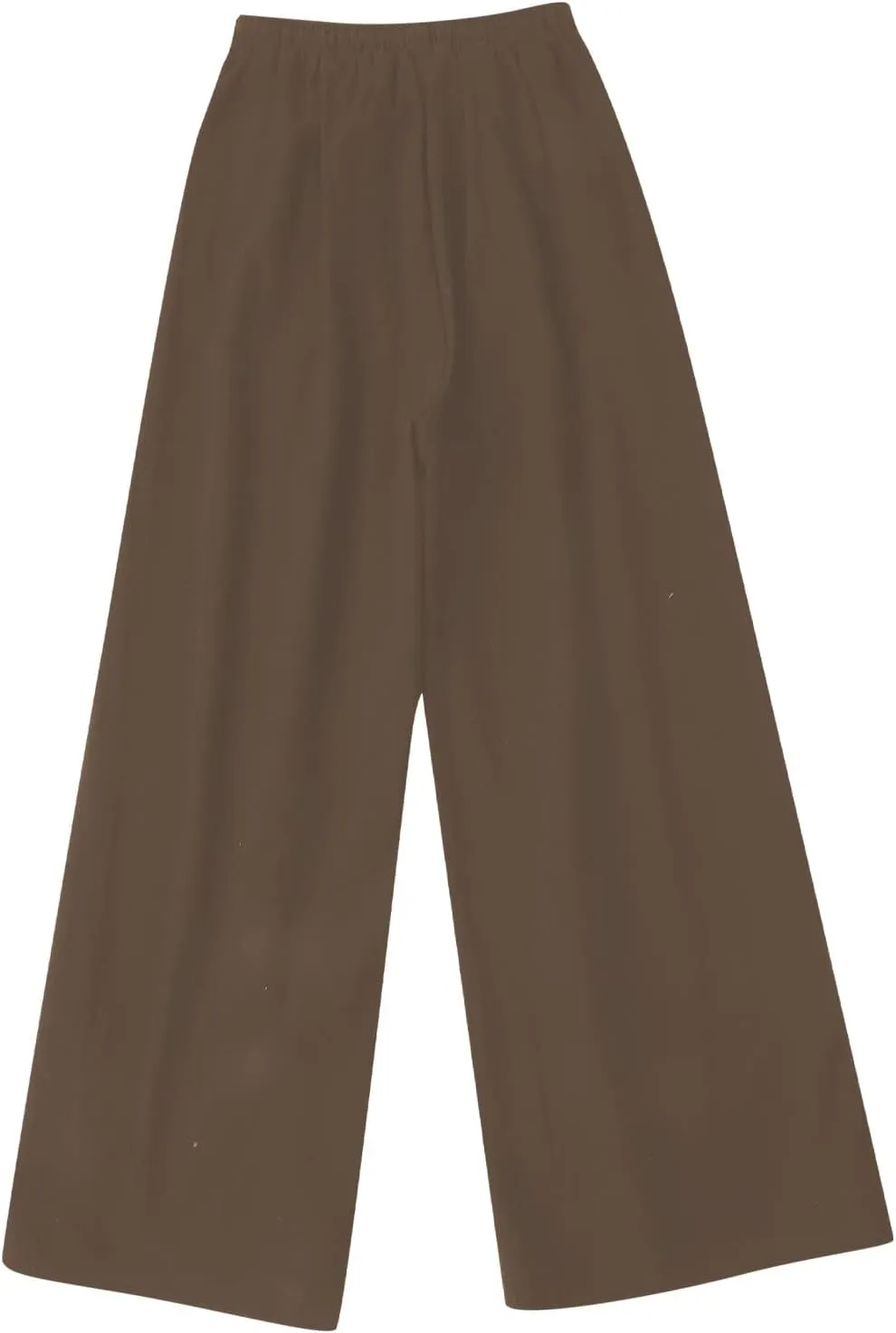 Women Linen Palazzo Pants Summer Boho Wide Leg High Waist Casual Lounge Lightweight Pant Beach Travel Vacation Outfits