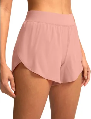 Women's High-Waisted Athletic Shorts Soft Stretchy Moisture-Wicking Quick-Drying Wear Exercise Gym Workout Yoga Short