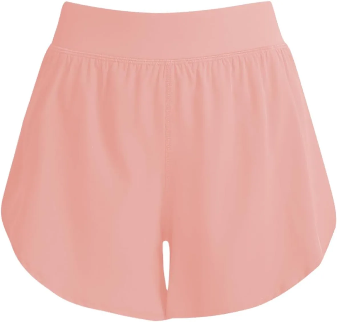 Women's High-Waisted Athletic Shorts Soft Stretchy Moisture-Wicking Quick-Drying Wear Exercise Gym Workout Yoga Short