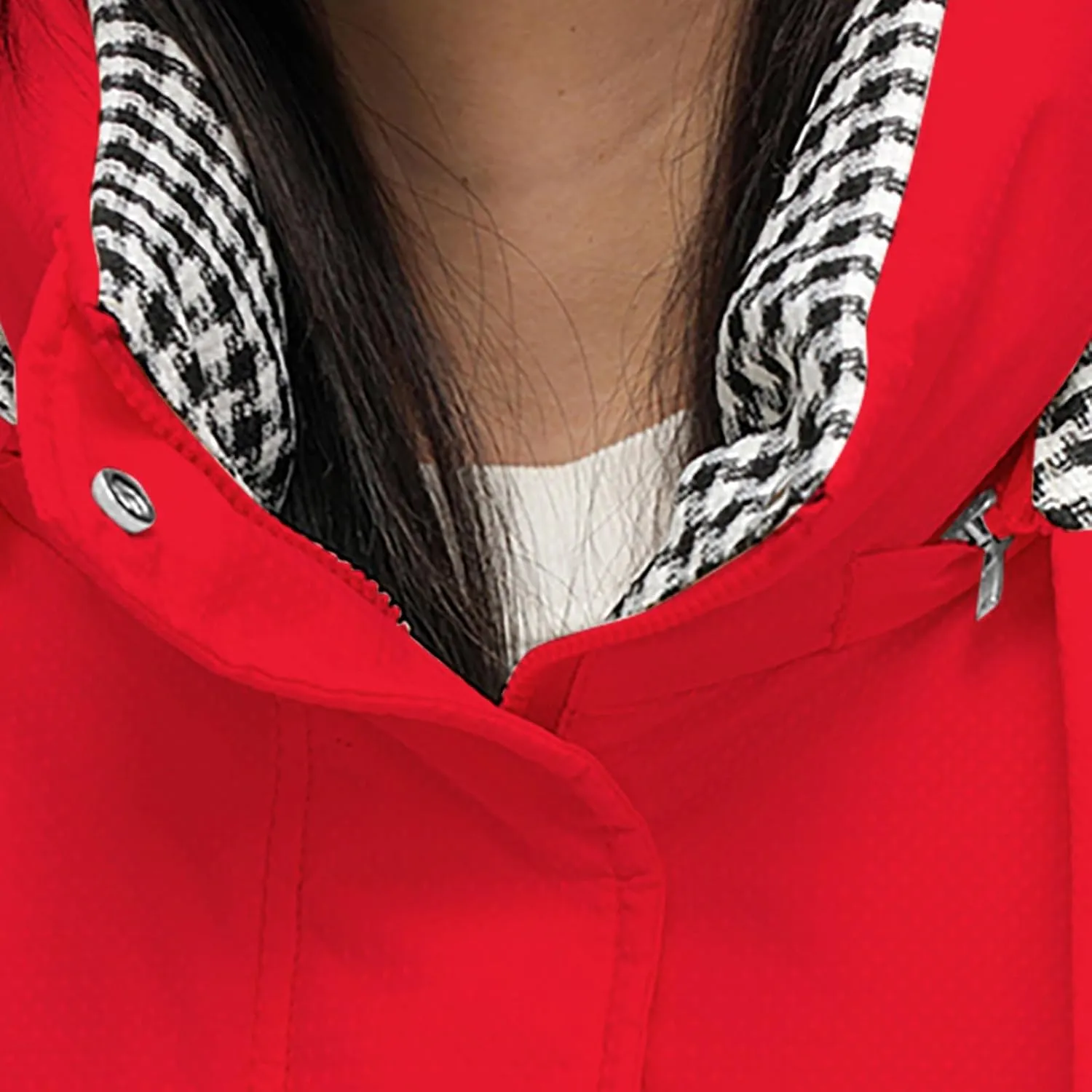Women's Lightweight Puffer Down Jacket Thickened Winter Warm Stand Collar Long Hooded Coat Quilted Parkas with Pocket