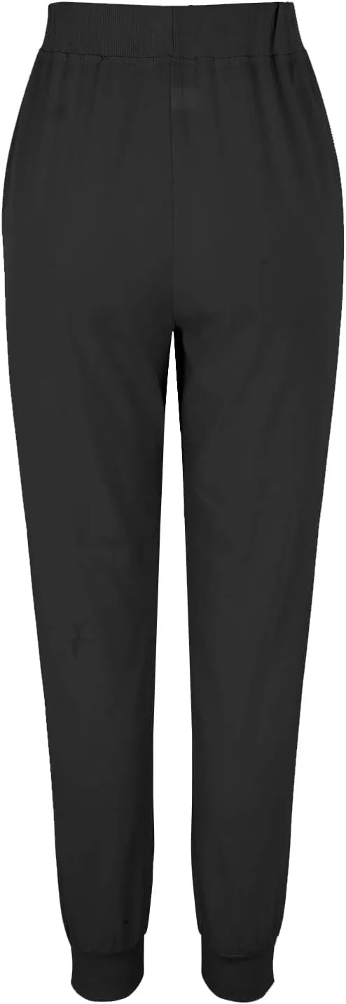 Womens Linen Casual Pants Winter Bootcut Yoga Jegging with Pockets Solid Color Wide Leg