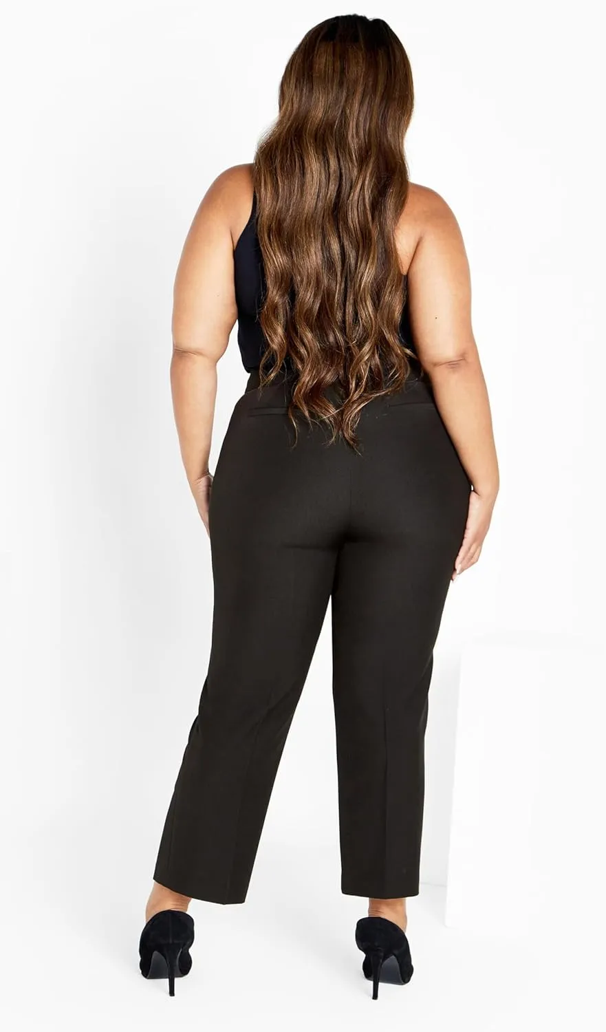 Women's Plus Size Cool Hand Trouser Black