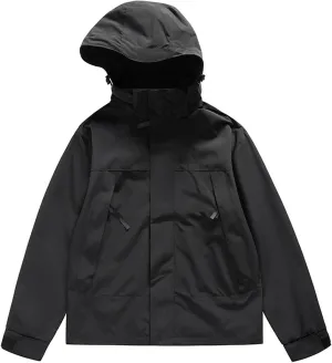 Women's Waterproof Rain Coats Packable Rain Jacket Breathable Hooded Raincoats Windbreaker With Pockets For Outdoor