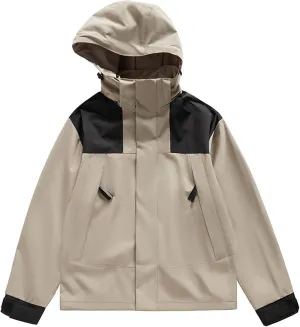 Women's Waterproof Rain Coats Packable Rain Jacket Breathable Hooded Raincoats Windbreaker With Pockets For Outdoor