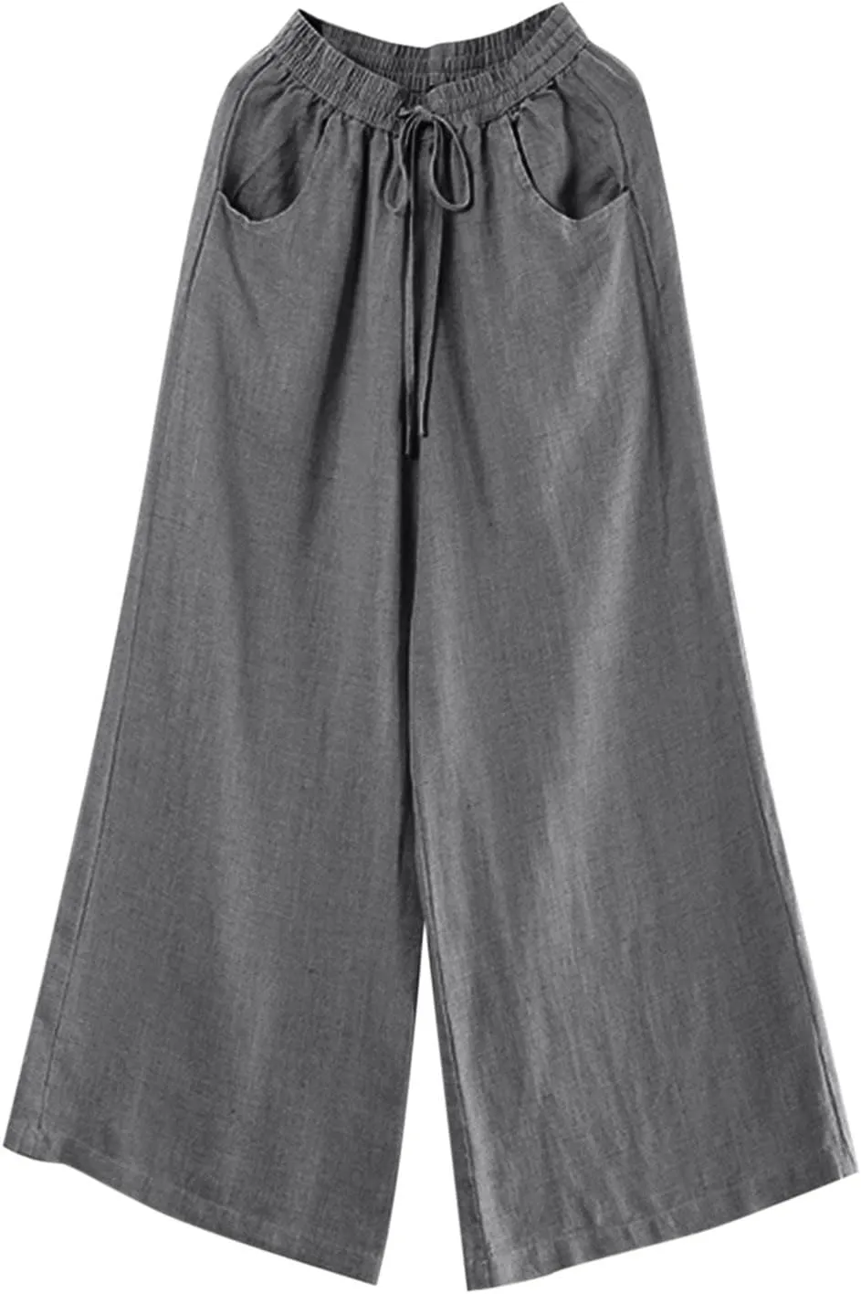Women's Wide Leg Pants Winter Casual Vacation Leggings with Pockets Water Resistant Flare Leggings