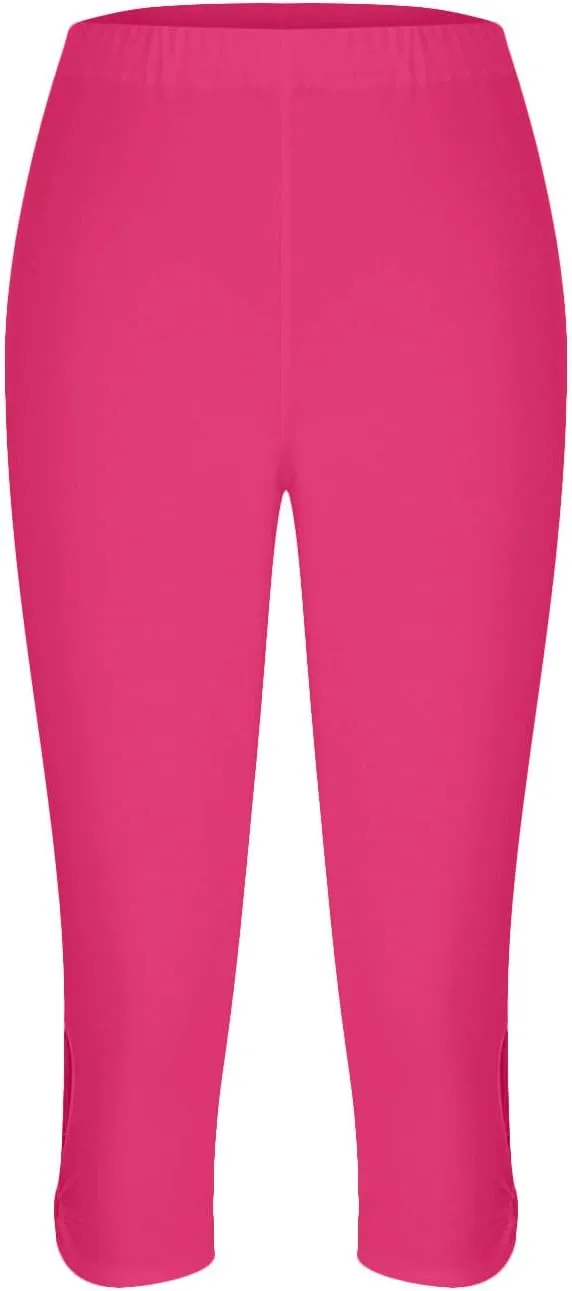 Xiaojmake Womens Capris for Summer Dressy High Waist Cropped Yoga Pants Comfy Stretchy Leggings Workout Compression Pants
