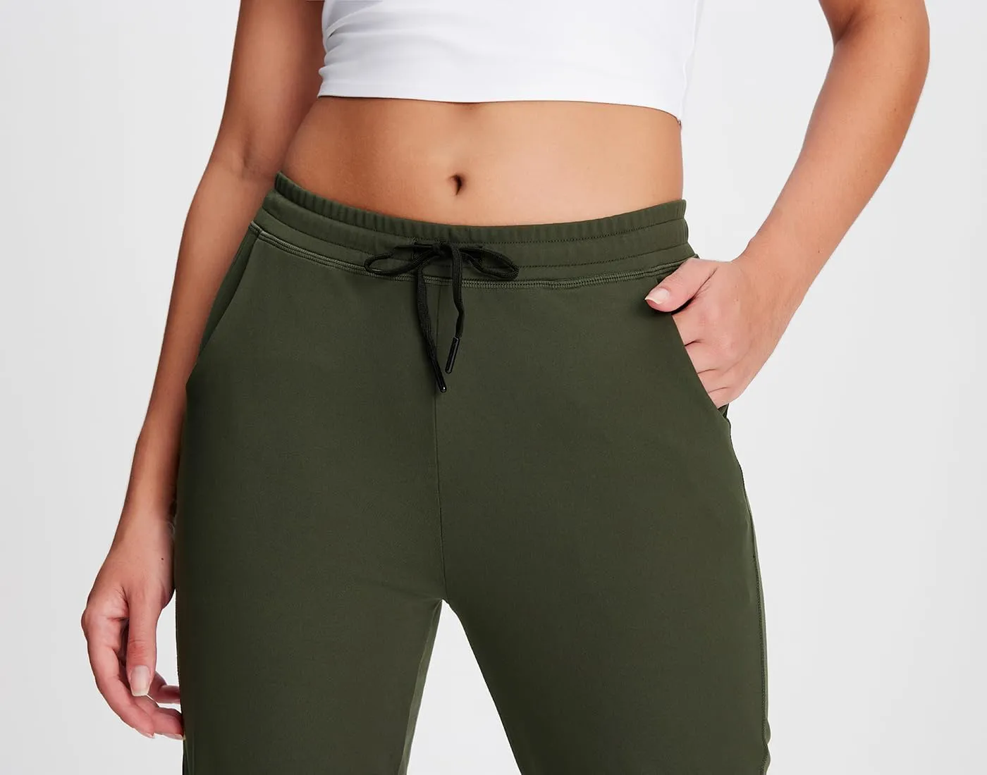 Yogipace Petite/Regular/Tall Women's Lightweight Anti-Shrink Active Joggers Lounge Sweatpants Yoga Jogger Pants