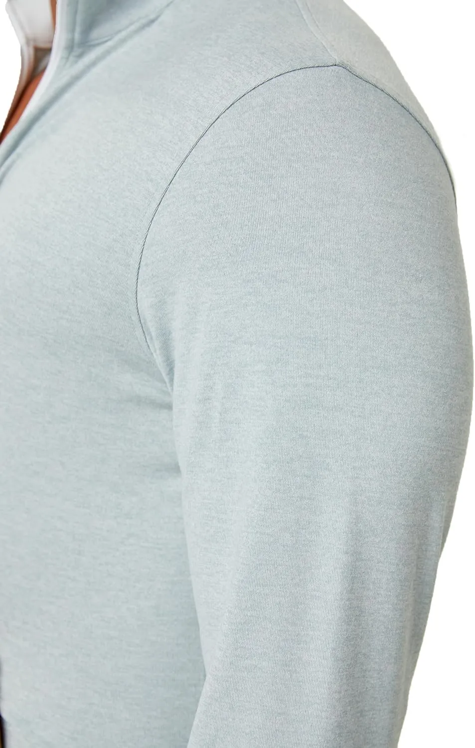 ZIRE Men's Golf Peformance Quarter Zip - Ultra Soft Fabric with Moisture Wicking Four Way Stretch Technology